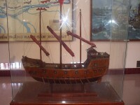 西山軍戰船的模型