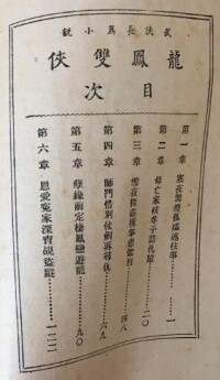 小說目錄