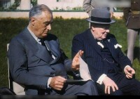 美國總統羅斯福和英國首相丘吉爾