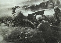 1946年5月，四平激戰時的解放軍炮兵