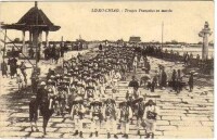 1900年法國遠征軍跨過盧溝橋