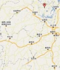 麻河口鎮在湖南省的位置