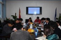 柳泉鄉領導幹部在開討論會議