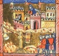 中世紀手抄本上的阿克圍攻戰
