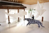 挑戰吉尼斯世界紀錄的最大摺紙犀牛