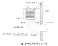 濕簾風機底出風