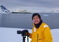 在南極半島攝影創作