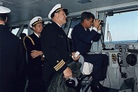 1962年肯尼迪登艦檢閱