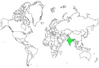 冠斑犀鳥地理分佈