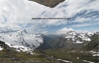 2010年在瑞士克勞森山口 測試 繩索、攀登器材和安全帶