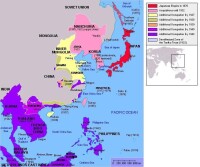 日本在二戰時所統治及佔領的地區