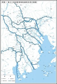珠江內河航道現狀圖