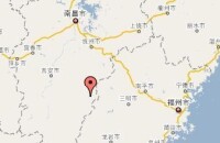 （圖）高田鎮在江西省內位置