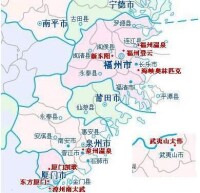 福建高爾夫俱樂部分布圖