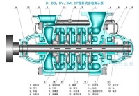 D型卧式多級泵結構圖