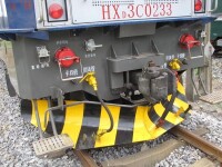 HXD3C型機車車鉤兩側的列車供電插座