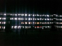 夜晚的校園