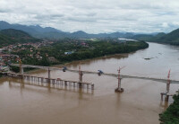 中老鐵路跨湄公河特大橋