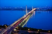 西興大橋夜景圖