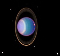 哈勃太空望遠鏡的天王星影像