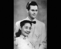 1948年沙博理與鳳子結婚照