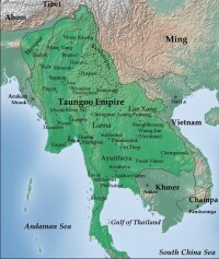 東吁王朝極盛時期版圖疆域