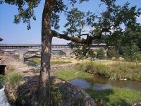 萬安橋，跨度98.2m，在屏南長橋