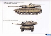 梅卡瓦主戰坦克側視圖
