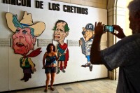 美國諷刺西班牙人在古巴施行暴政的漫畫
