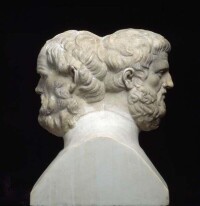 阿里斯托芬和索福克勒斯雙頭像