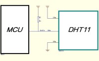 DHT11與單片機的接線圖