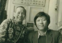 葉淺予夫人王人美和黎家明(1981)