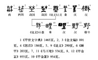 字形演變流程圖