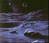 假想冥王星上的景色