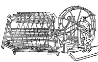 水紡大紡車 《中國紡織科技史》