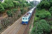 京廣鐵路運行韶山8型電力機車