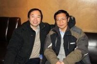 北京大學王世強教授（左）與范明（右）