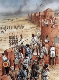 隨著軍隊素質的持續退化 羅馬人最終只能依靠城牆來抵抗強敵