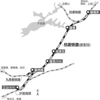 新建杭衢鐵路（建衢段）線路走向圖