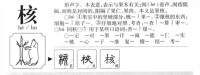 核字的字源演變