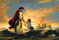 耶穌與彼得在海上
