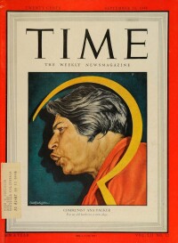 安娜·波克爾入選1948年美國《時代》封面人物