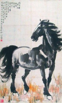 徐悲鴻奔馬圖