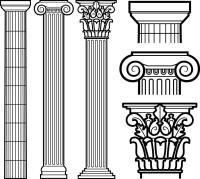 羅馬式建築柱子