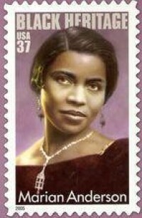 瑪麗安·安德森紀念郵票