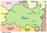 韃靼斯坦共和國地圖
