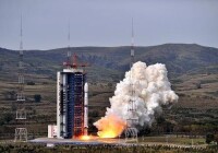 2013年9月23日，搭載第三顆“風雲三號”氣象衛星的運載火箭在太原衛星發射中心點火發射。
