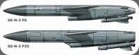 兩種型號的P-5導彈的側視圖