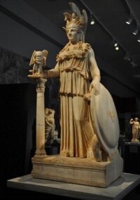 雅典娜神像（局部）