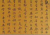 懷禪書法《觀音心經》局部放大